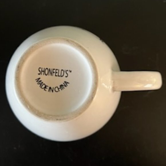 Shonfeld’s Wide Top Tea  Cup Mug w/ Word “Tea” in Stylized Font - Picture 3 of 5
